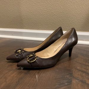 Nine West Brown Pumps